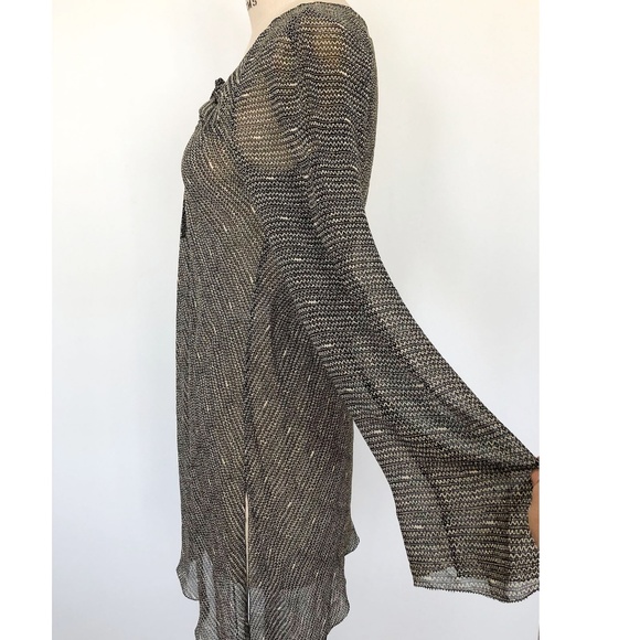 MAX STUDIO - Printed Bias Cut Tunic Top - Picture 6 of 6